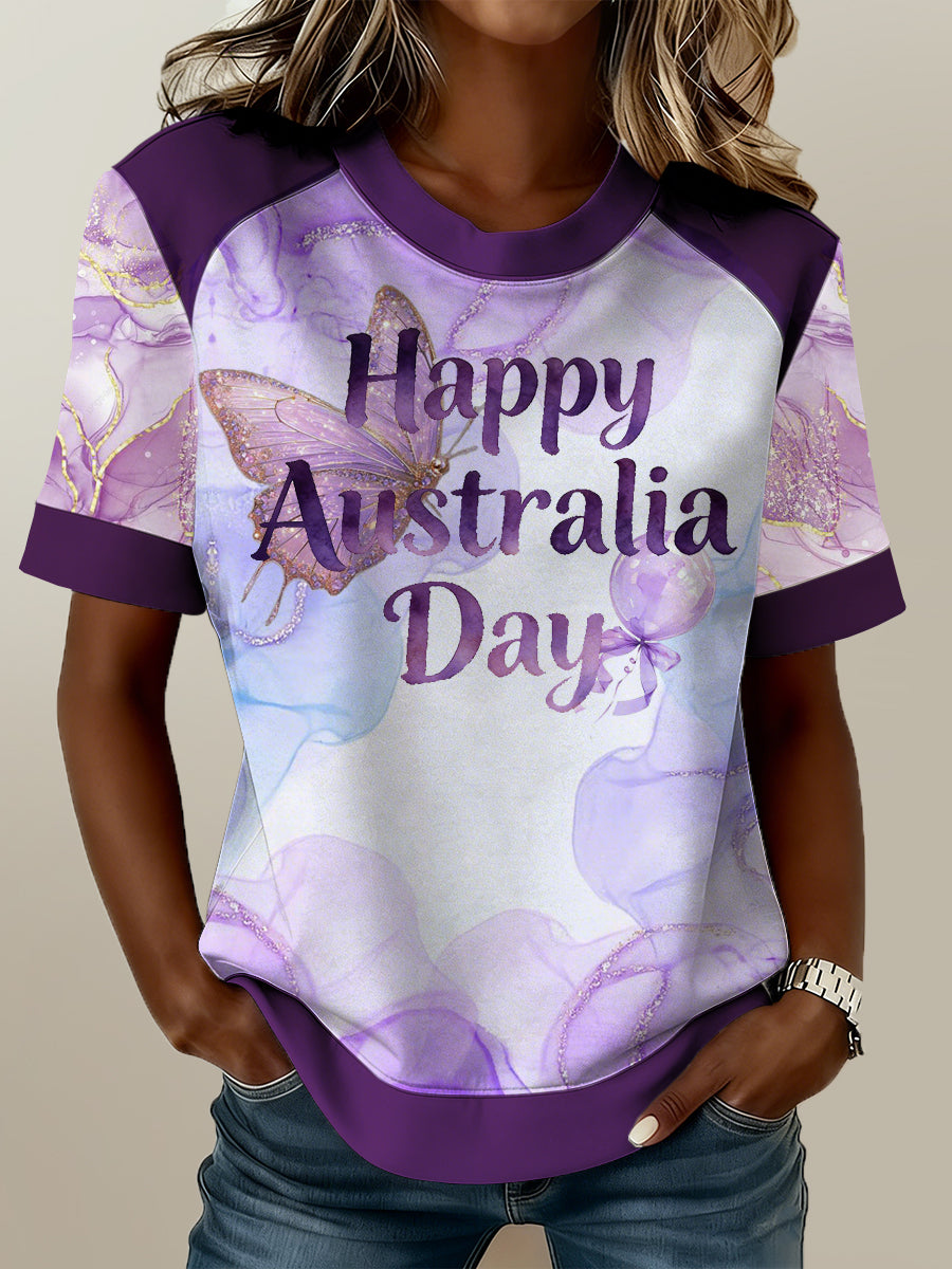 Women's T-Shirt With Australian-Inspired Print