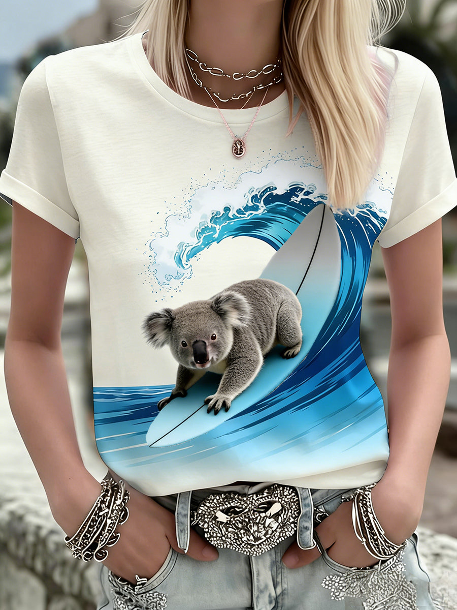 Women's Vintage Australian Holiday Casual Comfortable T-shirt