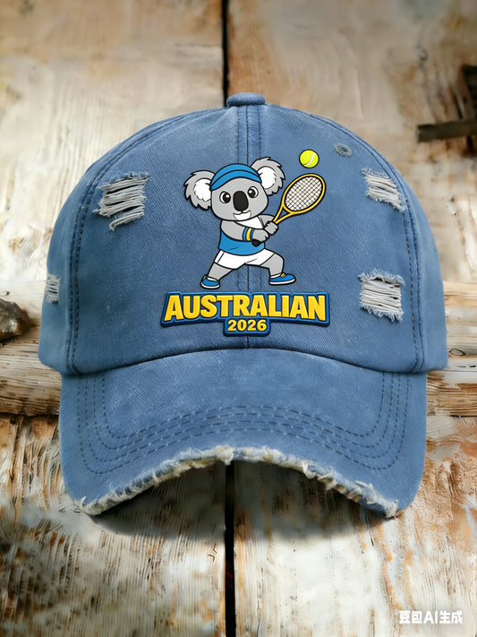 Unisex Vintage Australian Open Casual Comfortable Hat