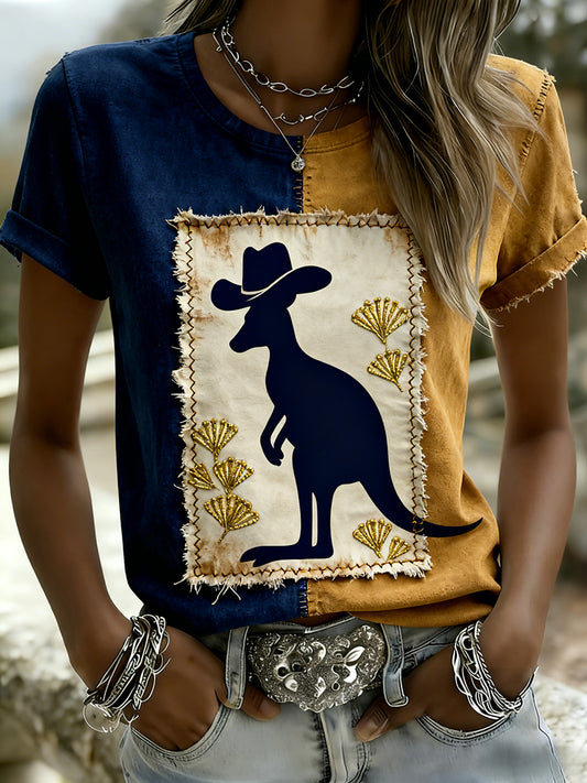 Women's Vintage Australian Holiday Casual Comfortable T-shirt