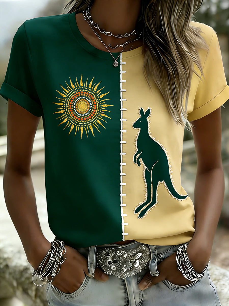 Women's Vintage Australian Holiday Casual Comfortable T-shirt