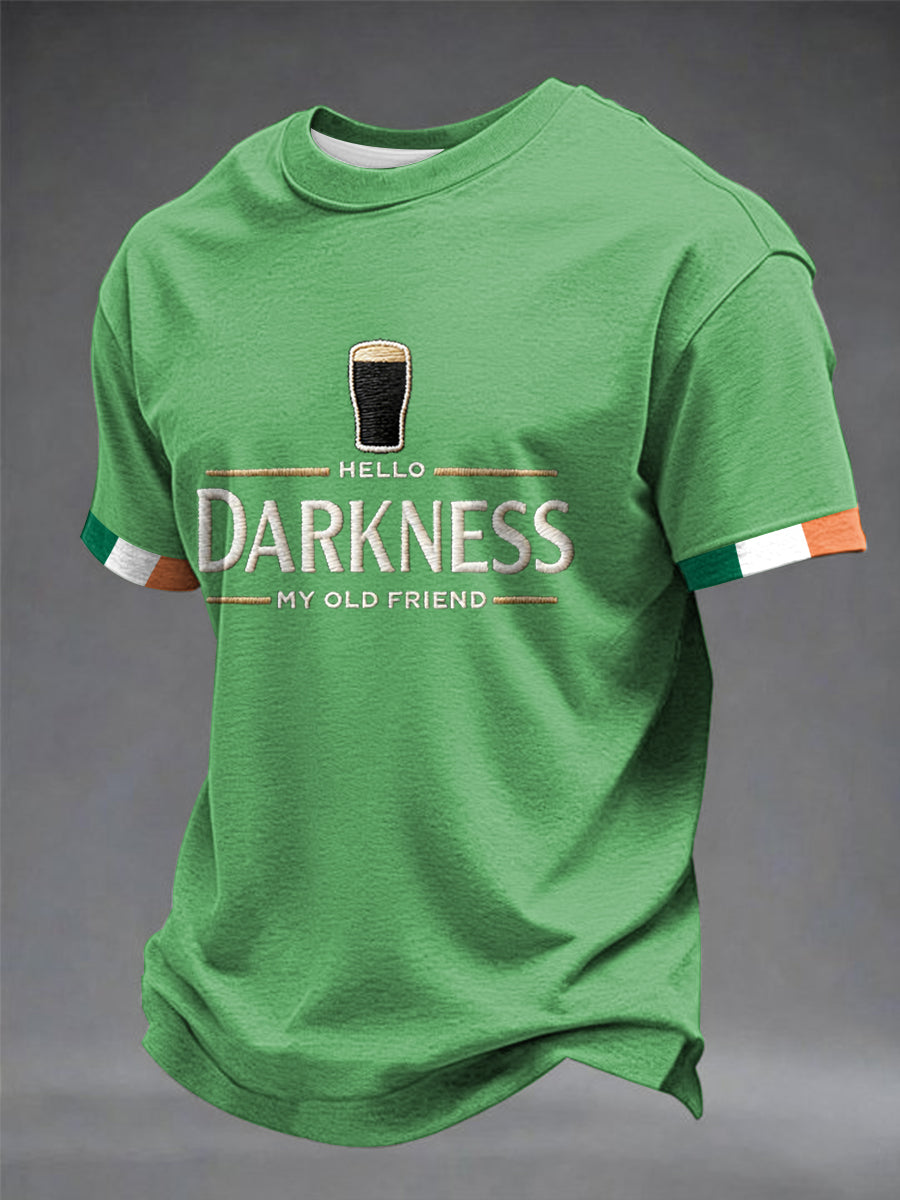 Men's Hello Darkness My Old Friend  t-shirt