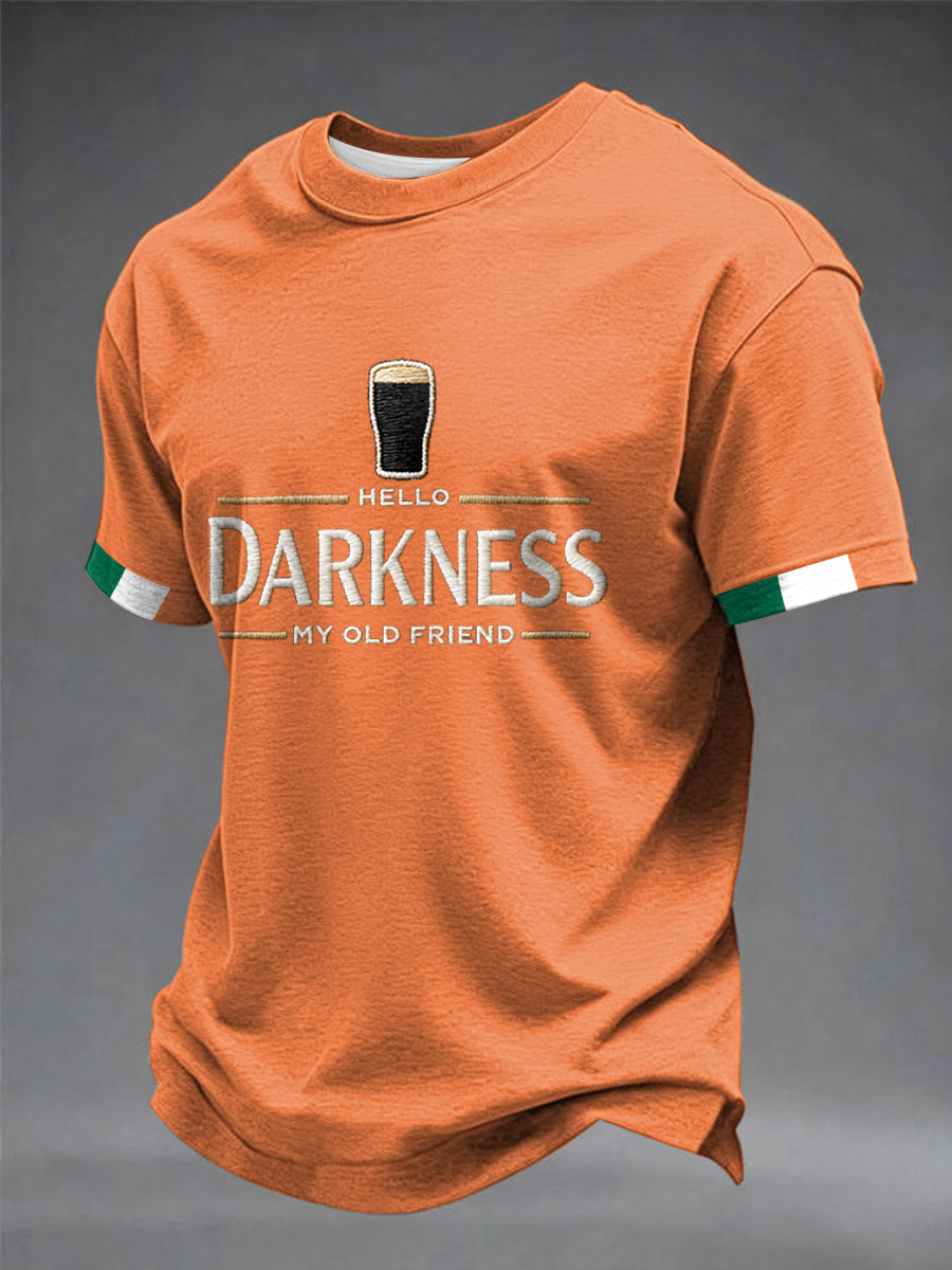 Men's Hello Darkness My Old Friend  t-shirt