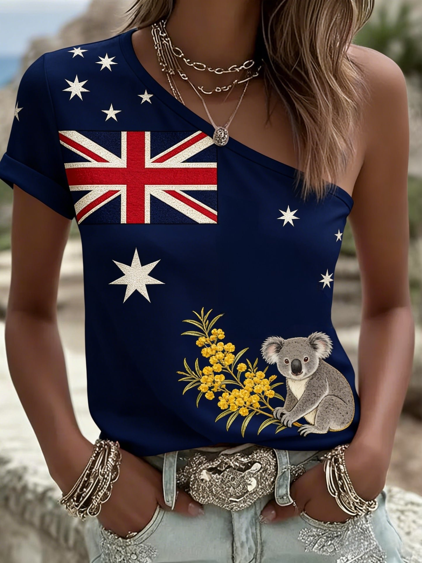 Women's Vintage Australian Holiday Casual Comfortable T-Shirt