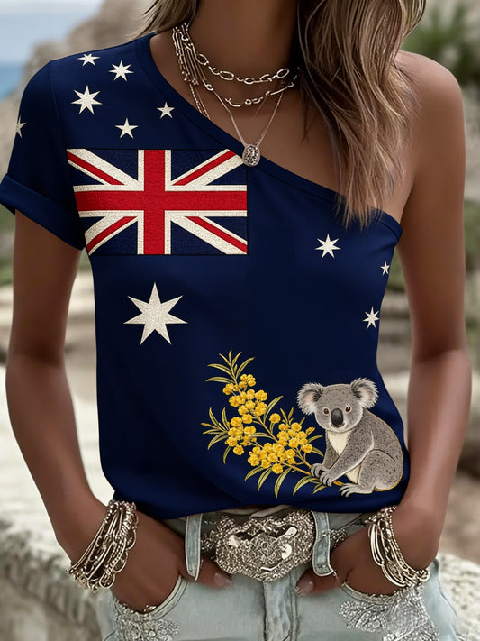 Women's Vintage Australian Holiday Casual Comfortable T-Shirt
