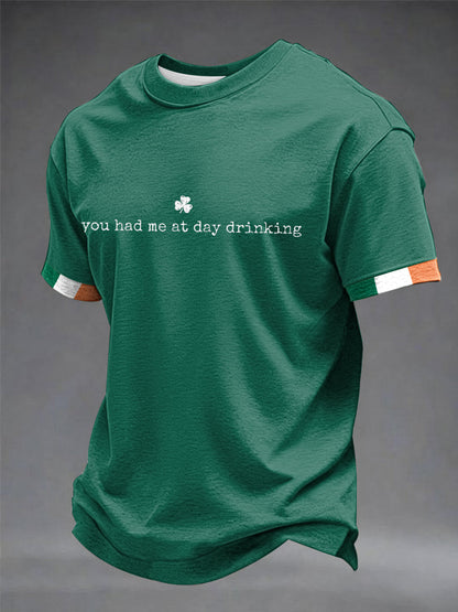 Men's You Had Me At Day Drinking short sleeves t-shirt