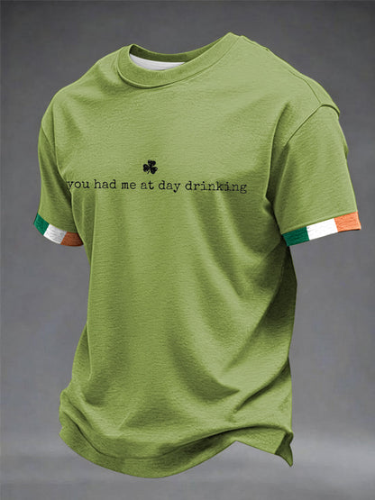 Men's You Had Me At Day Drinking short sleeves t-shirt