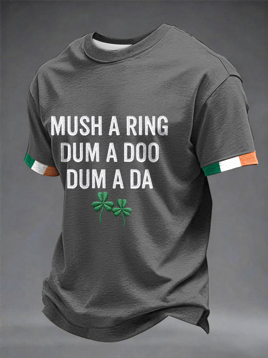 Men's Irish drinking song Inspired short sleeves t-shirt