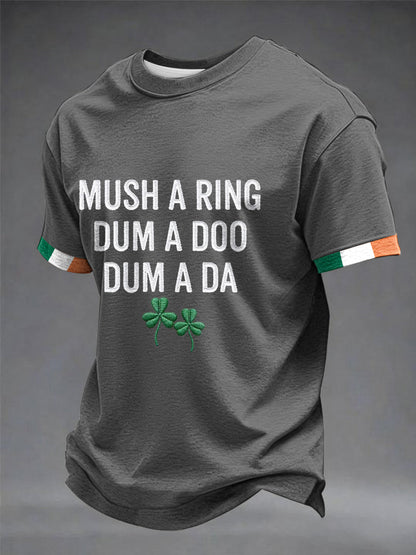 Men's Irish drinking song Inspired short sleeves t-shirt