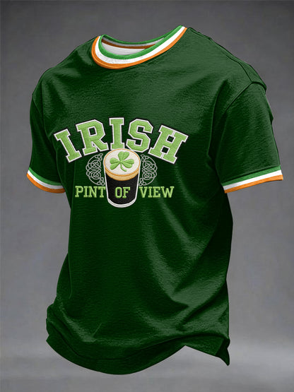 Men's St. Patrick's Day Printed T-shirt
