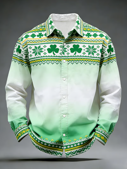 Men's St. Patrick's Day Printed Shirt