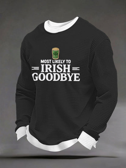 Men's Funny St. Patrick's Day Long Sleeve T-Shirt