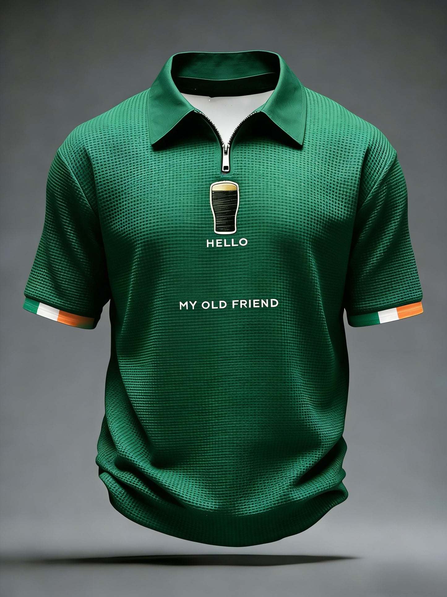 Men's  Hello Darkness My Old Friend  Waffle Short Sleeves T-shirt