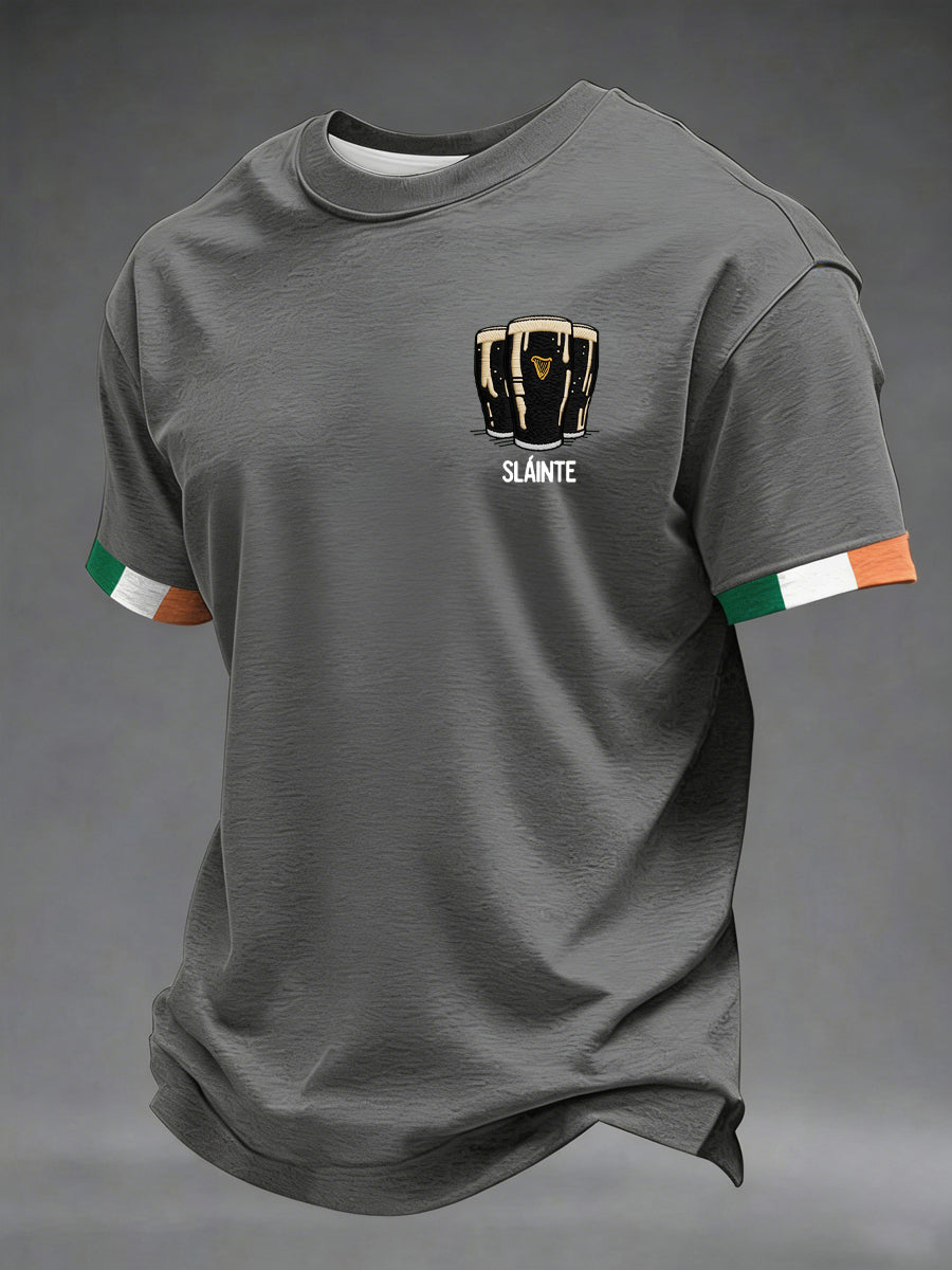 Men's St. Patrick's Day Printed T-shirt
