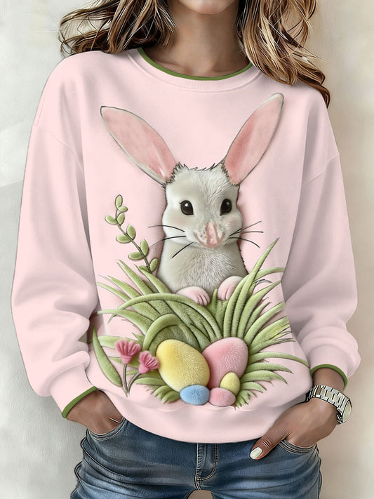 Women's Australian Easter Bilby Art Printed Sweatshirt