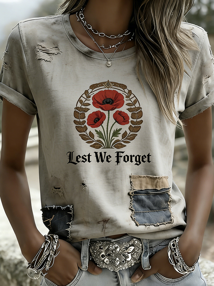 Women's Australian ANZAC Day Commemorative T-shirt