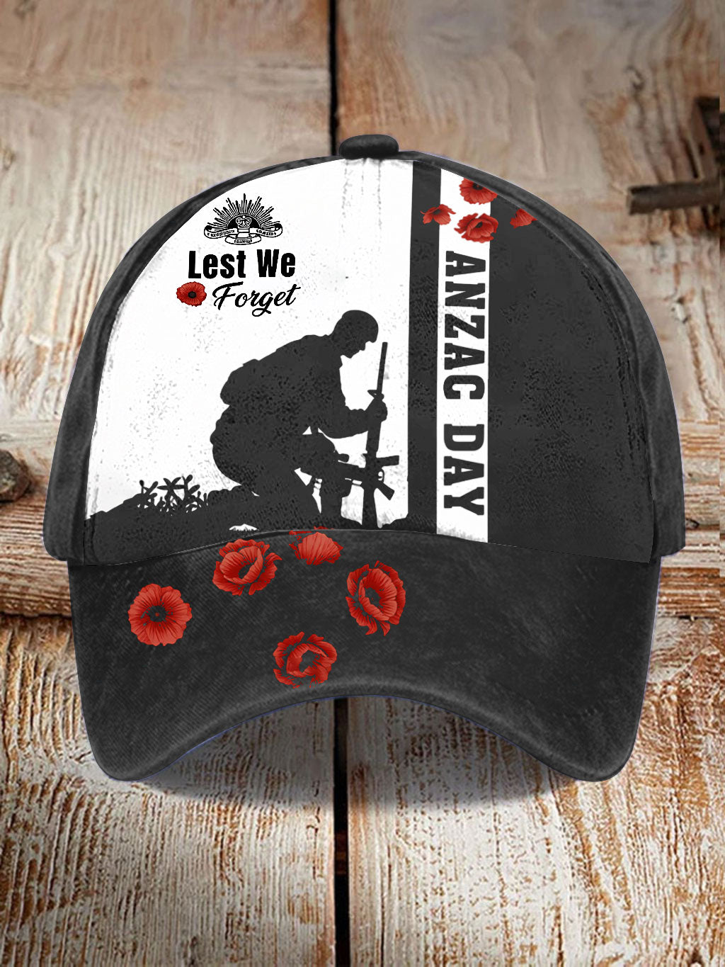 Unisex Australia Anzac Day Lest We Forget Print Hat