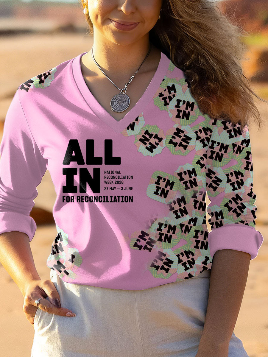 Women's AU Aboriginal Art Reconciliation Week Printed Tops