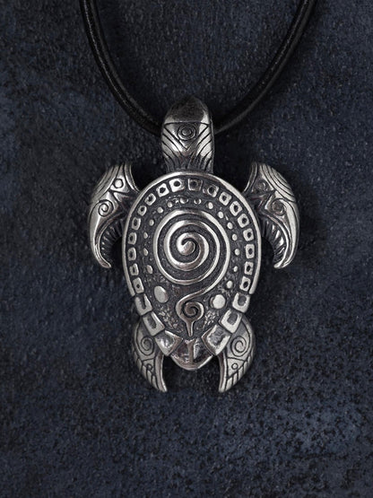 Maori Art NZ Sea Turtle Necklace