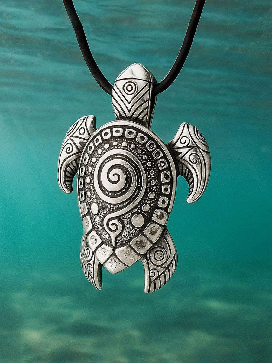 Maori Art NZ Sea Turtle Necklace