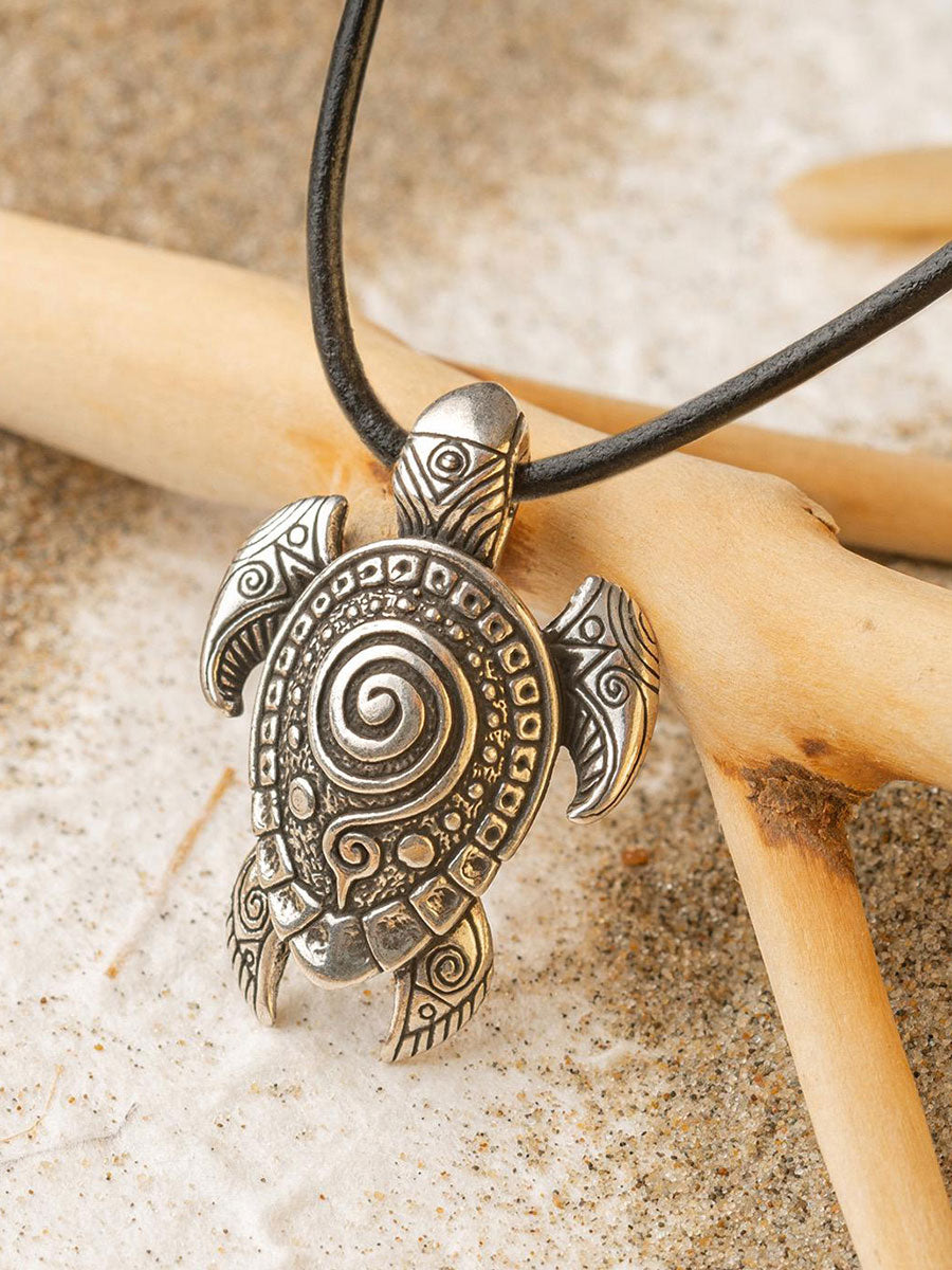Maori Art NZ Sea Turtle Necklace