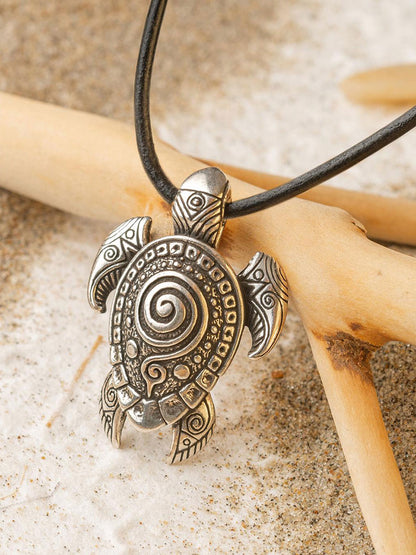Maori Art NZ Sea Turtle Necklace