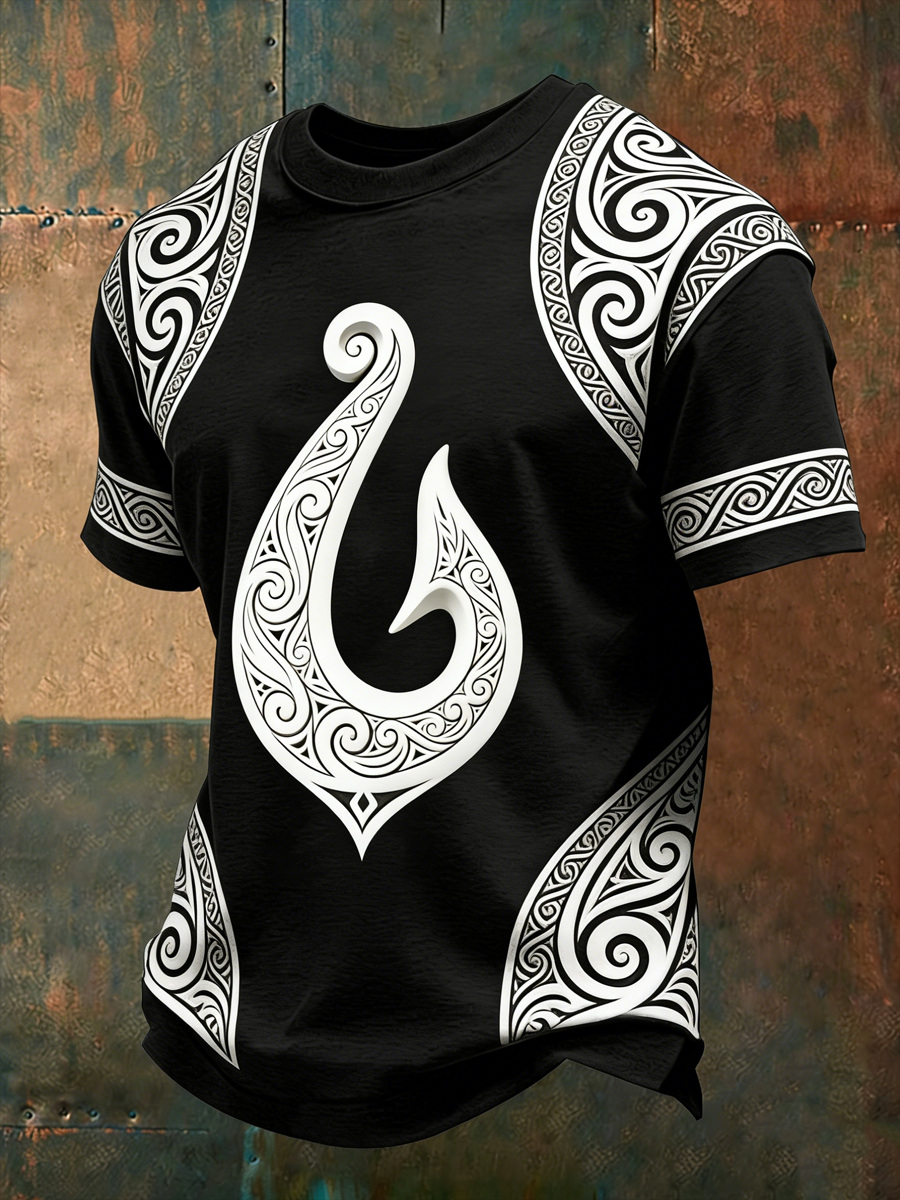 Men's Maori Art NZ Printed short sleeves t-shirt