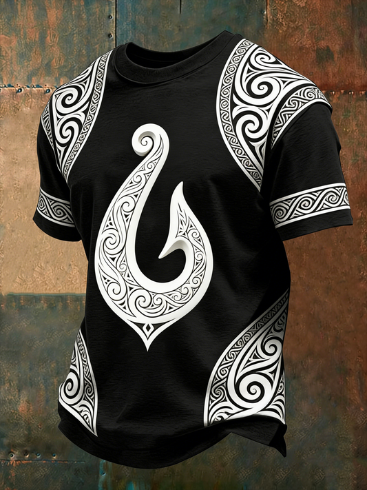 Men's Maori Art NZ Printed short sleeves t-shirt
