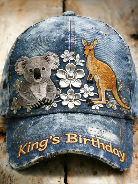 Men's Vintage Australian King's Birthday Washed Cap