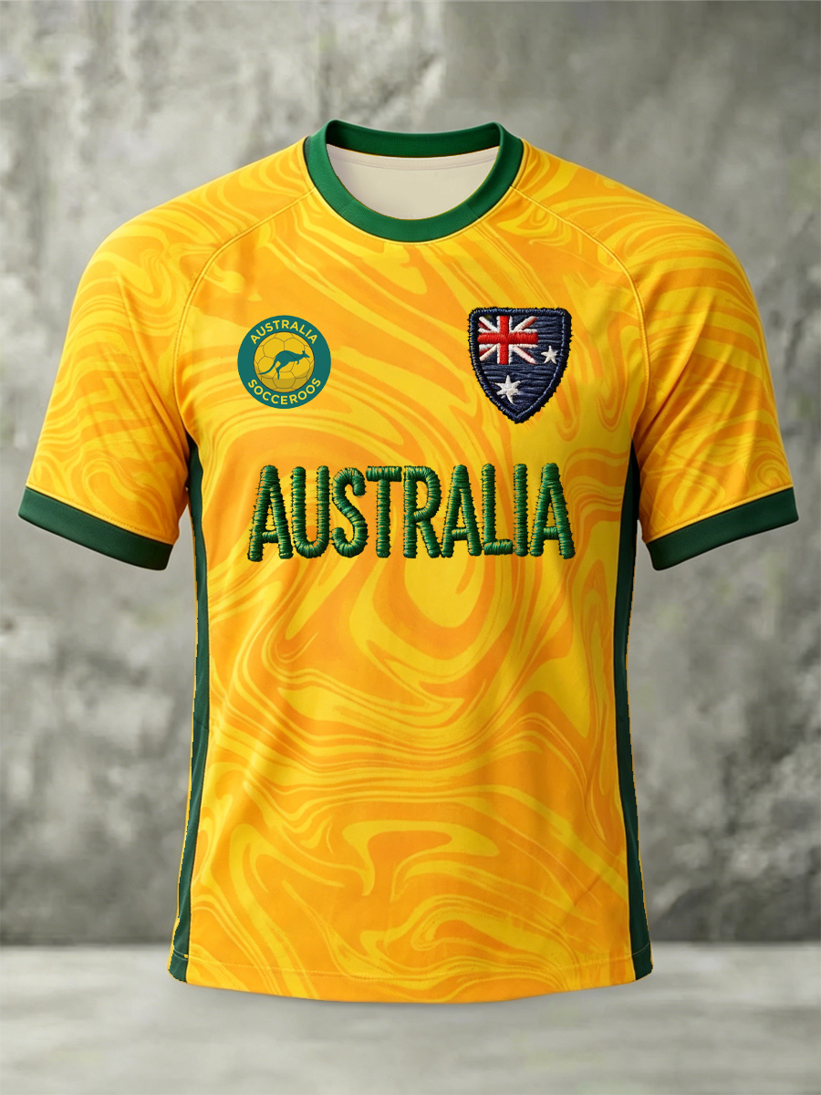 Men's Australian Football lovers short sleeve t-shirt