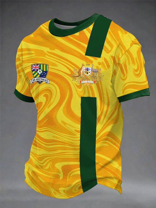 Men's Australian Football Lover short sleeves t-shirt