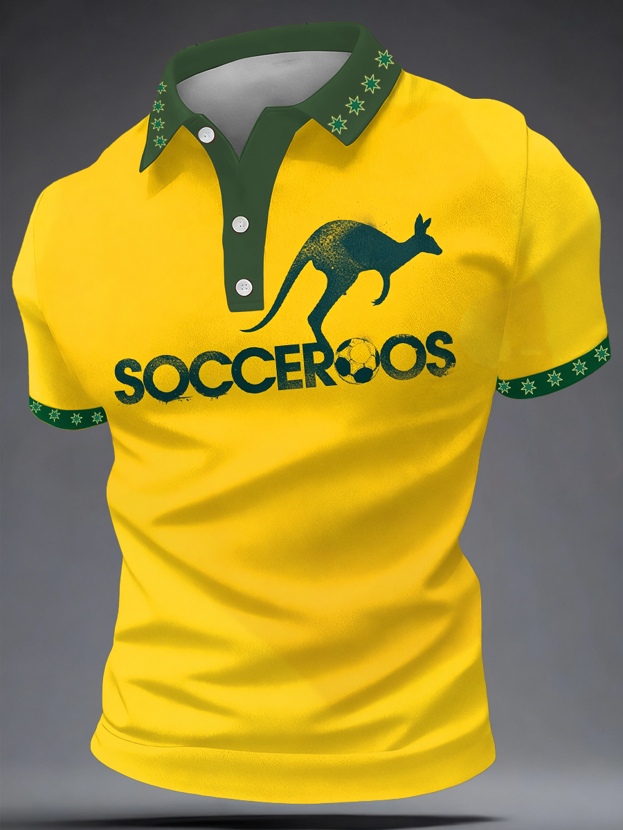 Men's Australian Football Lover polo shirt