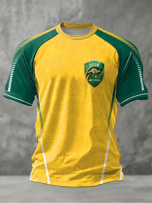Men's Australian Football Lover short sleeve t-shirt