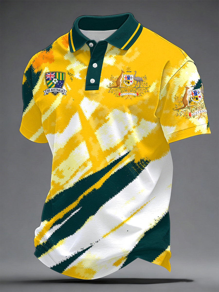 Men's Australian Football Lover polo shirt