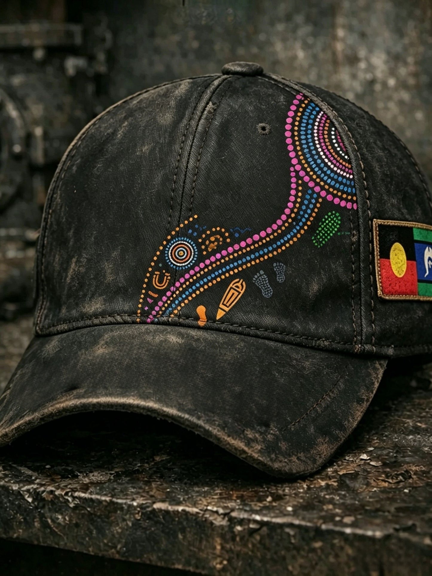 Unisex Vintage AU Aboriginal Culture Hat