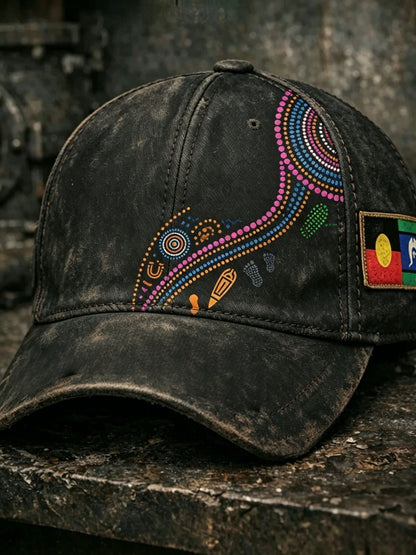 Unisex Vintage AU Aboriginal Culture Hat