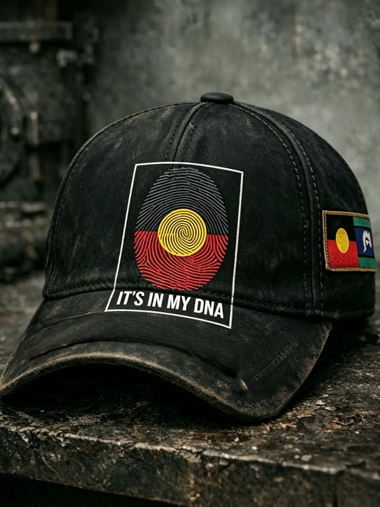 Unisex Vintage AU Aboriginal Culture IT'S IN MY DNA Hat