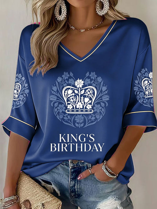 Women's NZ King's Day Printed T-shirt