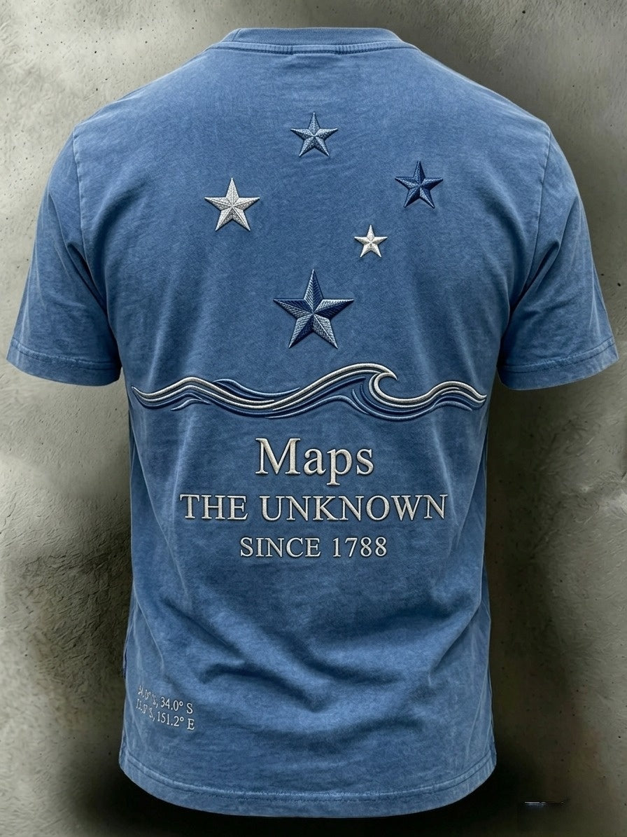 Retro Australian World Oceans Day Short-Sleeve T-Shirt
