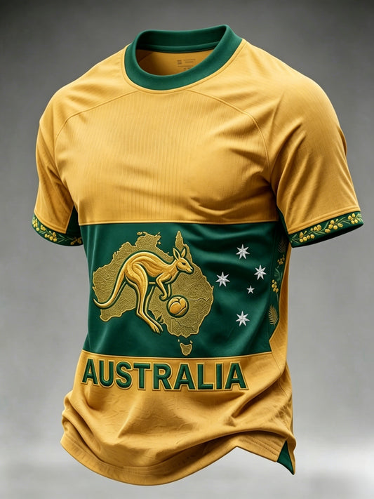 Men's Australian Football lovers short sleeves t-shirt