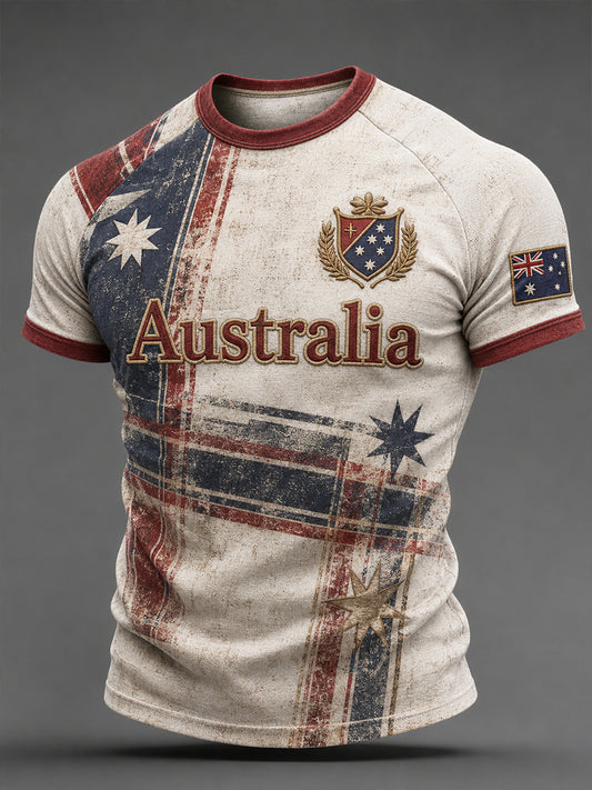 Men's Australian Football Short Sleeve T-Shirt