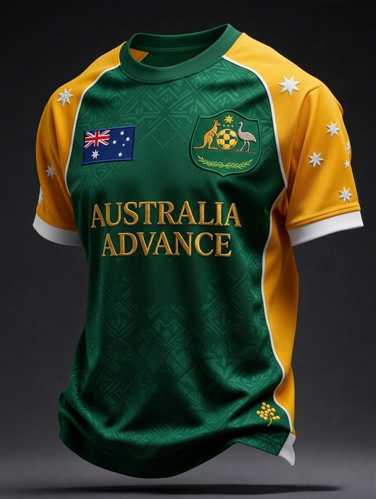 Men's Australian Football lovers short sleeves t-shirt