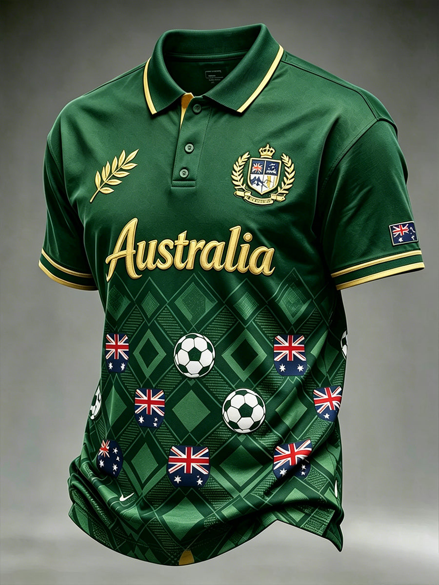 Men's Australian Football lovers short sleeves Top