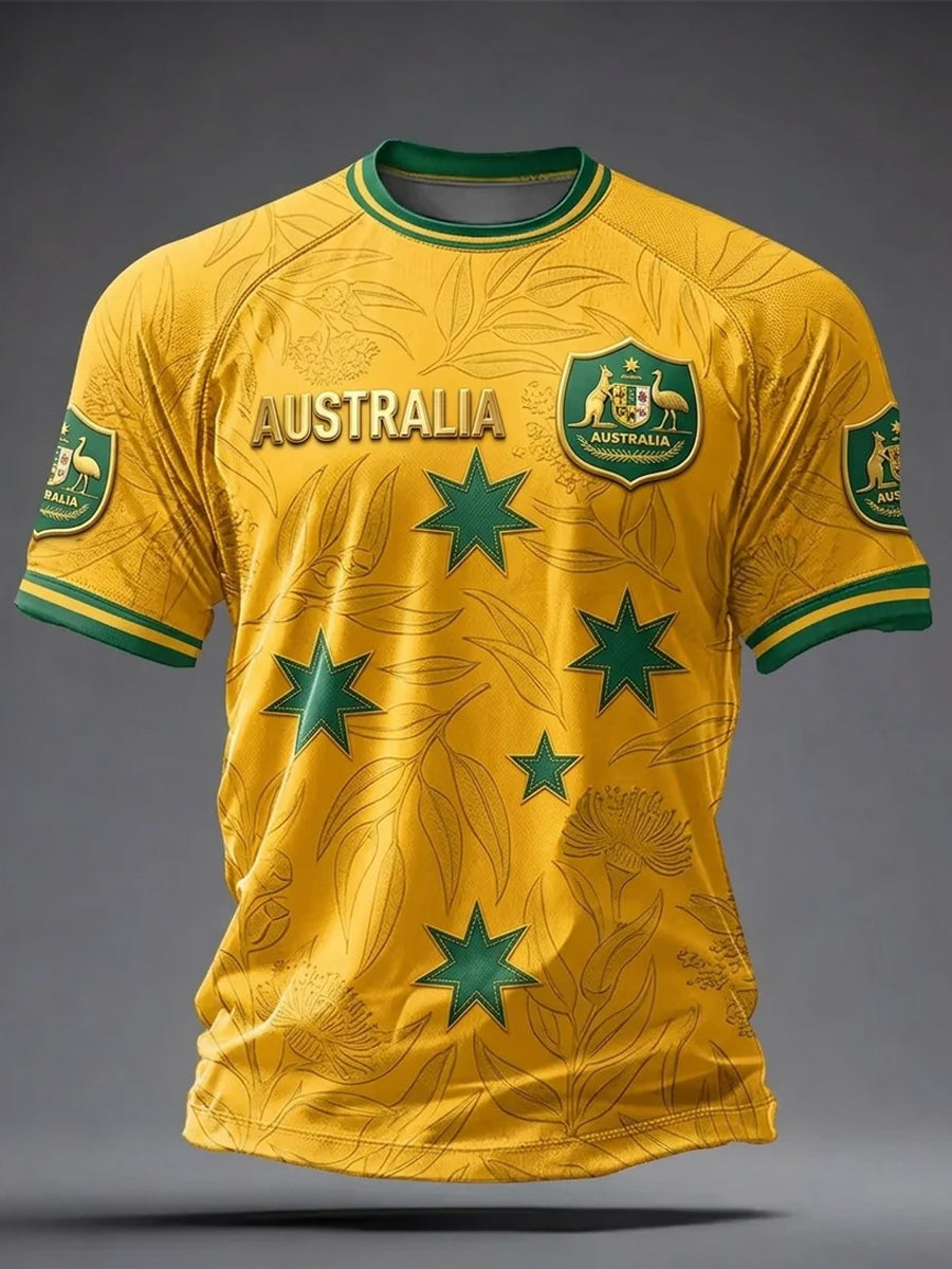 Men's Australian Football lovers short sleeves t-shirt