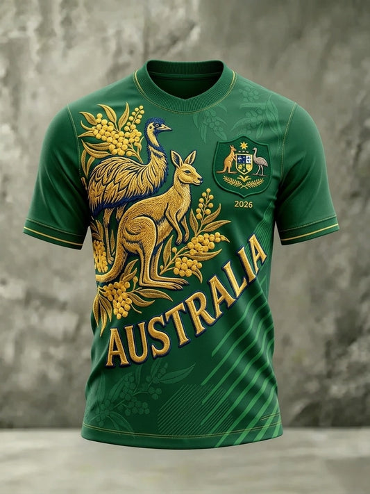 Men's Australian Football lovers short sleeves t-shirt
