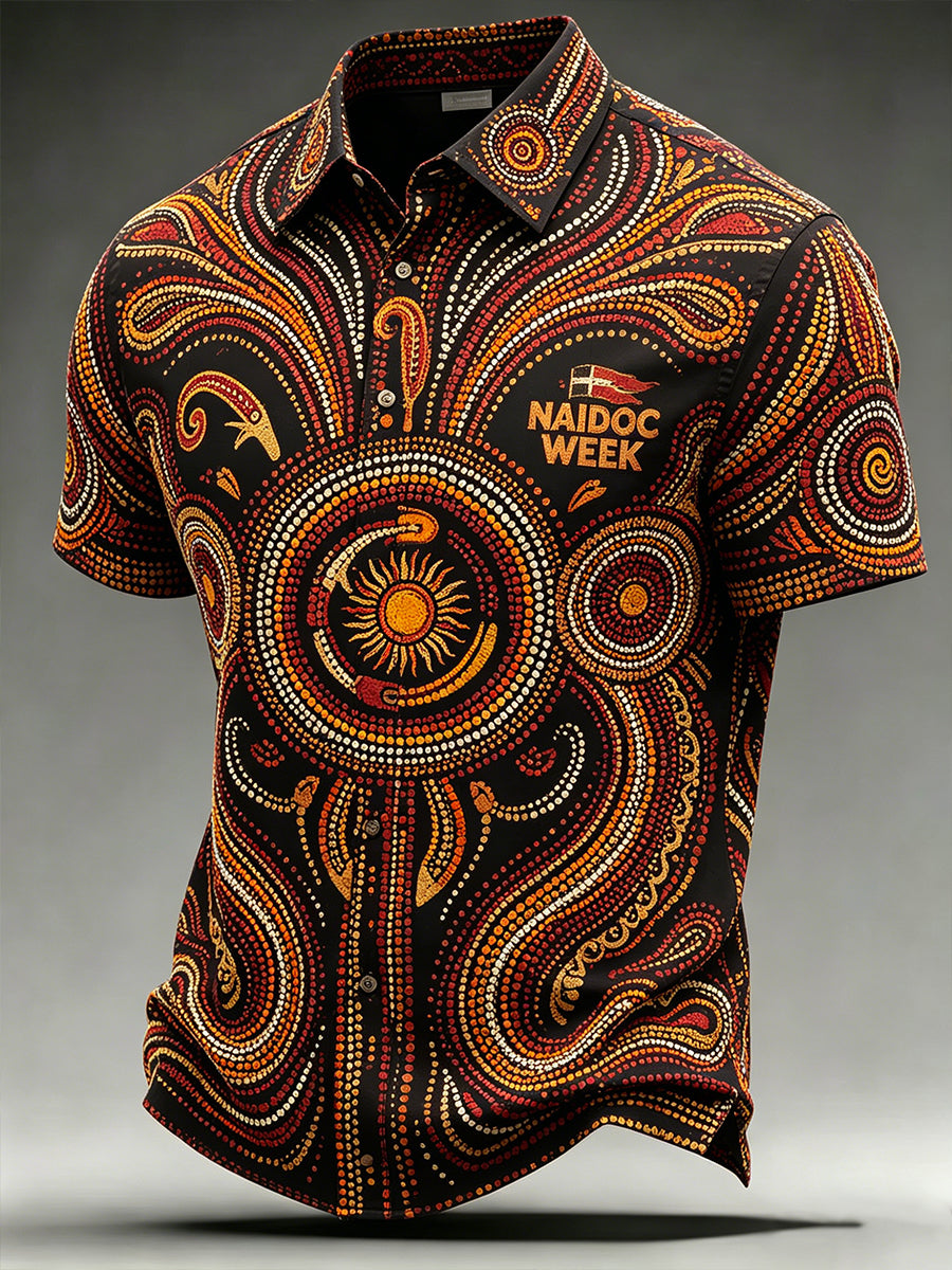 Men's NAIDOC Week Shirt Short Sleeve