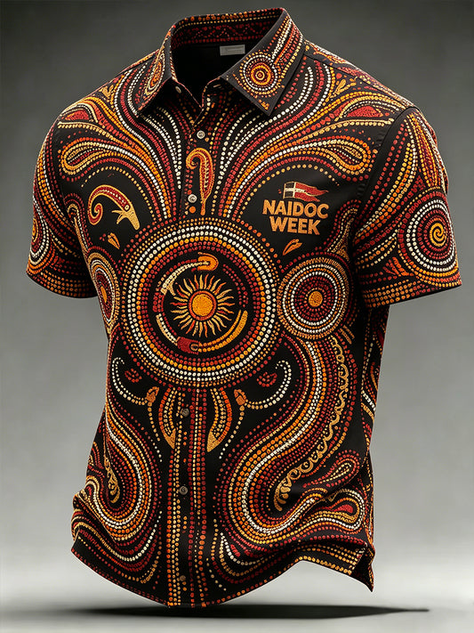 Men's NAIDOC Week Shirt Short Sleeve