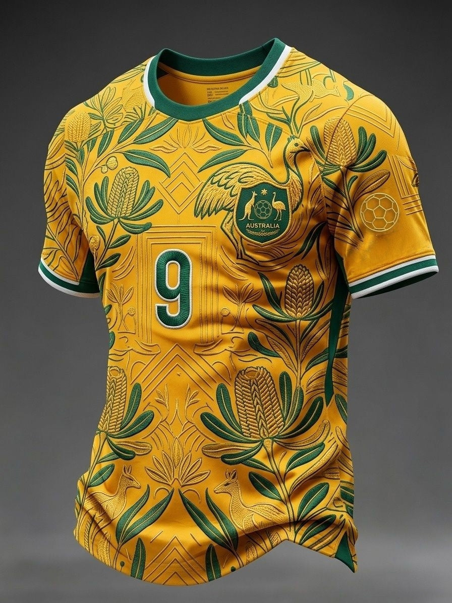 Men's Australian Football lovers short sleeves t-shirt