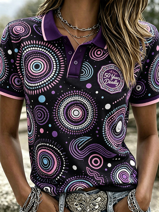 Women's Naidoc Week Polo T-Shirt