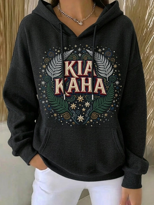Women's Maori Art Matariki Printed Hoodie